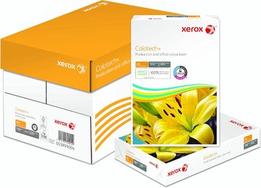 Папір для цифрового друку Xerox Colotech Gold, 100 г/м, A4, 4 x 500 аркушів A4 210 x 297 мм 100 GSM Xerox Colotech Білий