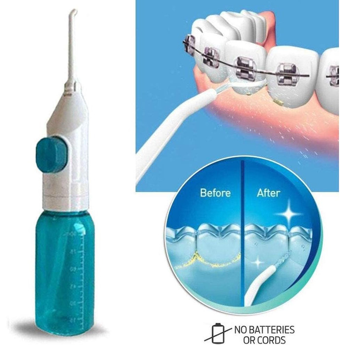 Стоматологічний іригатор порожнини рота KEDUODUO Портативний водяний флоссер для зубів з назальними іригаторами Water Mouth Clean Oral Jet Носовий водонепроникний очищувач