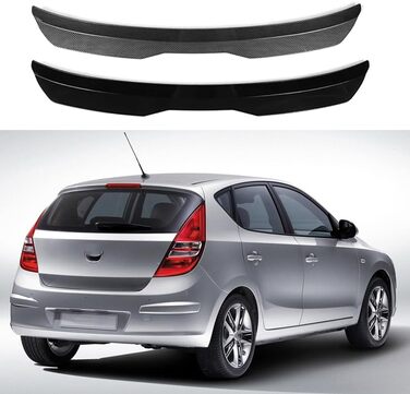 Автомобільний задній спойлер ABS для Hyundai i30 2009-2012, Розгалужувач крила заднього багажника автомобіля, Тюнінг, Подовжувач заднього спойлера, Аксесуари для стилізації, Глянцевий чорний