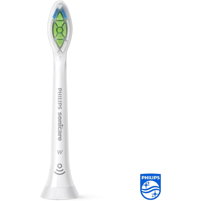 Оригінальні насадки для зубної щітки Philips Sonicare W2 Optimal White Standard Sonic - упаковка з 8 шт. , біла (модель HX6068/12) 8 упаковок