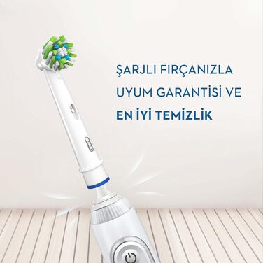 Набір Oral-B Crossaction з 6 щіток з технологією CleanMaximiser, 6 шт. зелена, жовта ука (6 упаковок)