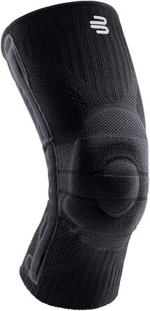 Колінна опора Bauerfeind 'Knee Support з кільцем siikon, праворуч і чорнилами для носіння (All Black, L)