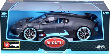 Модель автомобіля Bauer Spielwaren 18-11045BK Bugatti Divo в масштабі 118, сірий