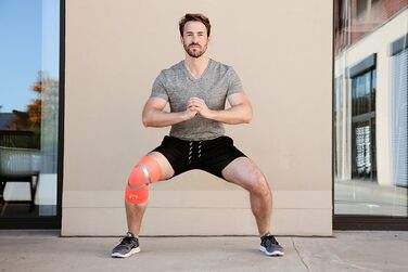 Компресійний рукав Ionfit Compression Sleeve для ніг/колін, рекомендований Detlef Soost, проти запаху, антибактеріальний, розміри S-XXL, чорний, L