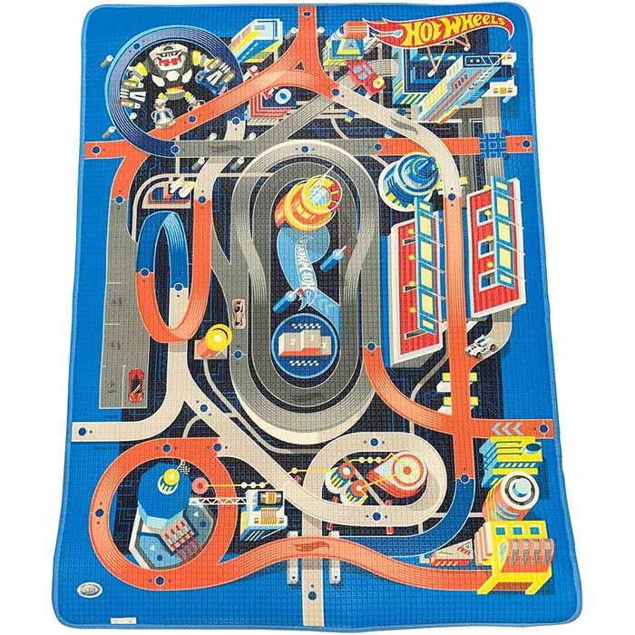 Килимок Tappeto Gioco Arredo Hot Wheels 120 x 90 см, медіум, 42025