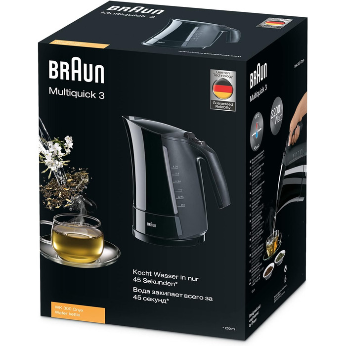 Чайник Braun WK 300 AquaExpress чорний