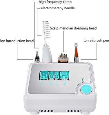 Діагностична система шкіри голови, аналізатор шкіри голови волосся з 4 різними функціональними головками, функцією налаштування часу та кількома режимами за бажанням, для жирного волосся, витончення волосся, свербіння голови