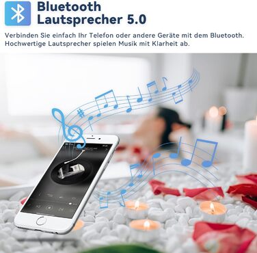 ЕЛЕГАНТНЕ світлодіодне дзеркало для ванної кімнати з динаміком Bluetooth 60 x 50 см Холодний білий сенсорний перемикач Світлодіодне дзеркало для ванної кімнати Bluetooth 60 x 50 см