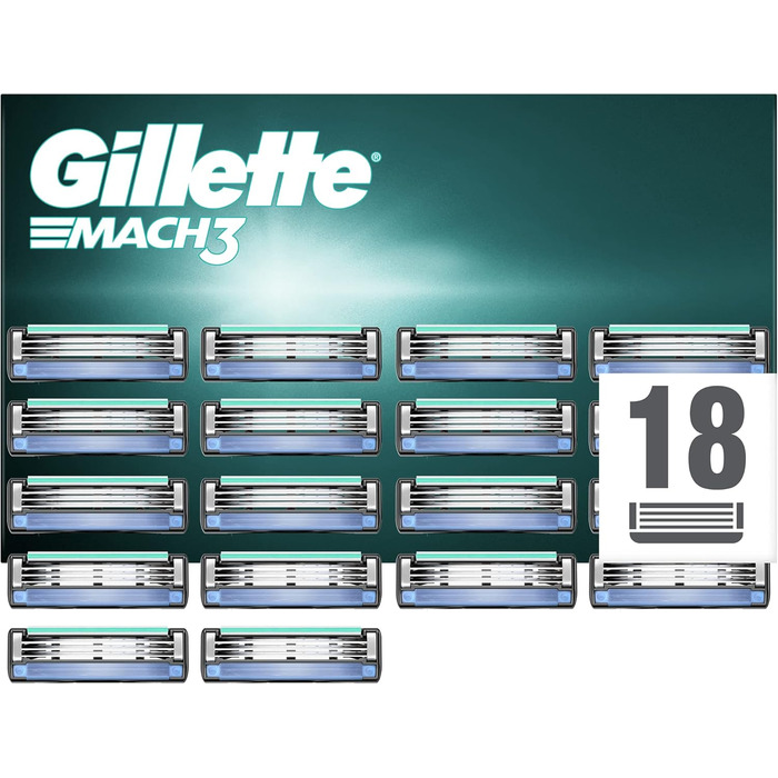 Системні леза Gillette MACH3 18 шт. - Варіант онлайн доставки