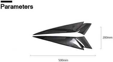 Налобні фари/Чохол для очей/брів, Вуглецеве волокно, 2 шт. и, для X1 E84 2010-2015