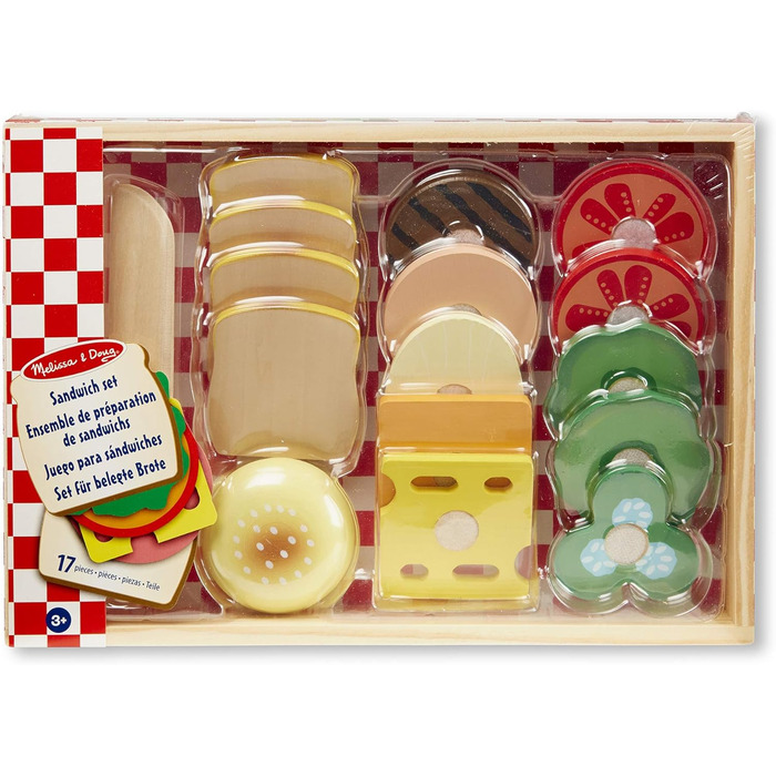 Дерев'яний набір для приготування бутербродів Melissa & Doug