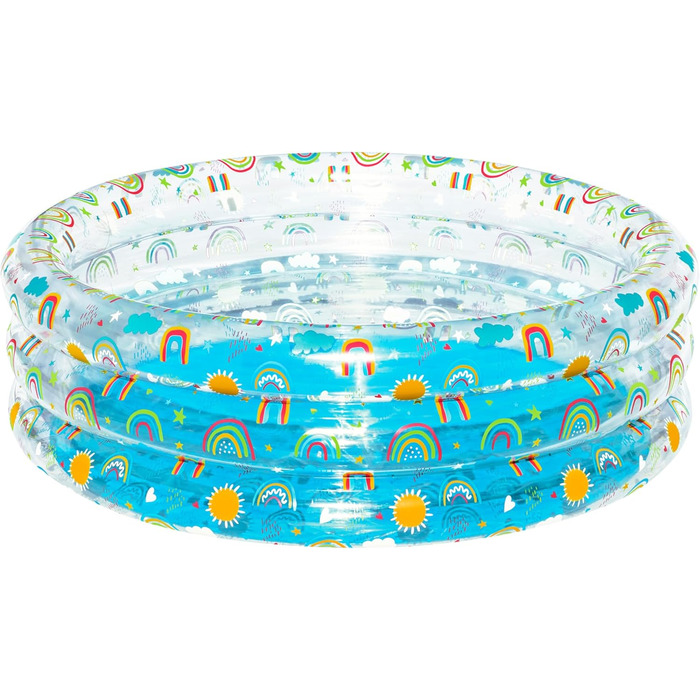 Дитячий басейн Bestway Rainbow Splash Ø 150 x 53 см