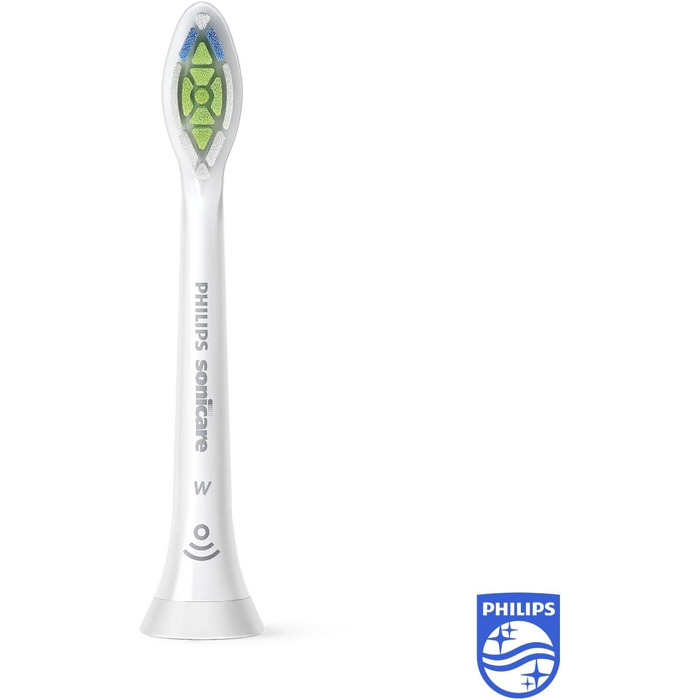 Оригінальні насадки для зубної щітки Philips Sonicare W2 Optimal White Standard Sonic - упаковка з 8 шт. , біла (модель HX6068/12) (4 упаковки)