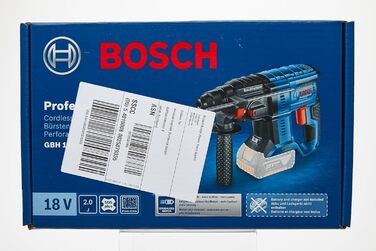 Акумуляторний перфоратор Bosch Professional 18V System GBH 18V-21 (з SDS plus, макс. енергія удару 2 Дж, безщітковий двигун, без акумулятора/зарядного пристрою)