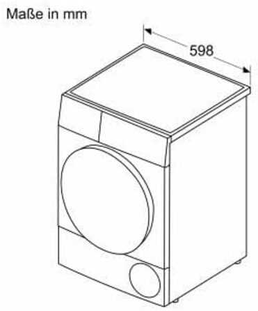 Сушильна машина Siemens WQ45B2B40 iQ700 60 см до 9 кг з тепловим насосом , із самоочисним конденсатором, світлодіодним дисплеєм  біла