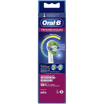 Насадки для зубної щітки Braun Oral-B глибокого очищення, 3 шт. и, 50 г