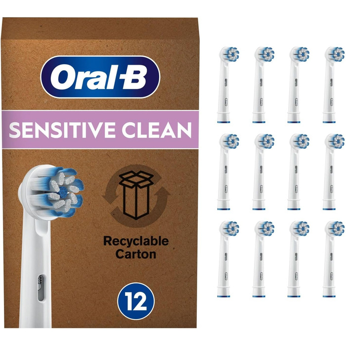 Щітки Oral-B Sensitive Clean 12 шт. FFS Білий, Синій 12 шт. (1 шт. в упаковці)