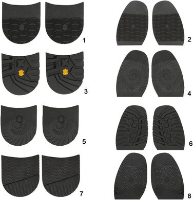 Комплект Ліфт висотою 5.2 мм Чоловіче взуття Устілка Подушка Підйом п'яти Вставка Pad 8 Набір з 3 (2), 3
