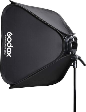 Кронштейн Godox SGUV6060 S2 Bowens з софтбоксом і комплектом чохлів для перенесення (23.6 x 23.6) Чорна версія KSA з гарантійною підтримкою KSA