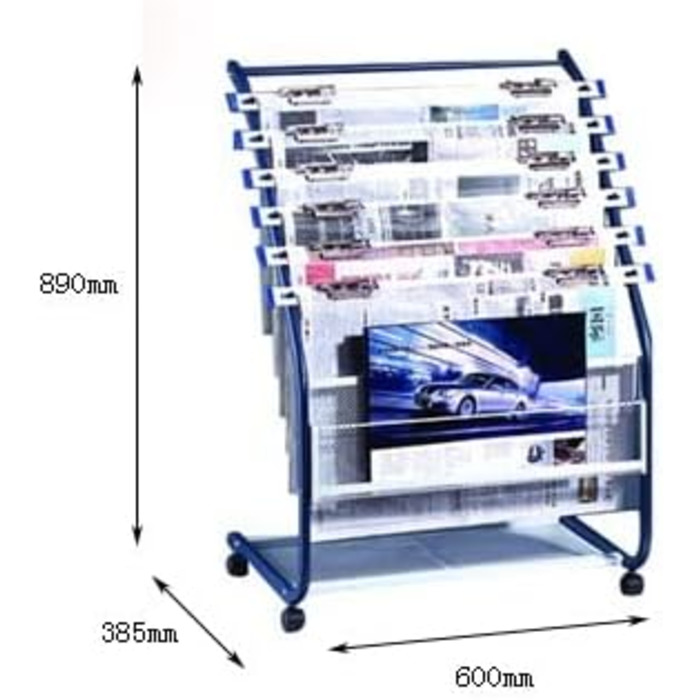Підлоговий стелаж для журналів Стелаж для газет Кліп Стелаж для газет Стелаж для газет Рекламні матеріали Підлоговий дисплей Зберігання Просте зберігання Стелаж для газет Інформаційний стелаж