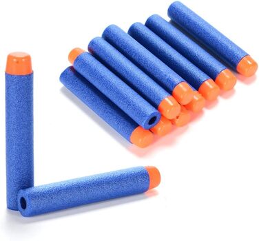 Куля для дротика з пінопласту для бластерів Nerf N-Streik Elite Series Kid Nerf Toy Gun Refill Blue, 100 Dart 7.2