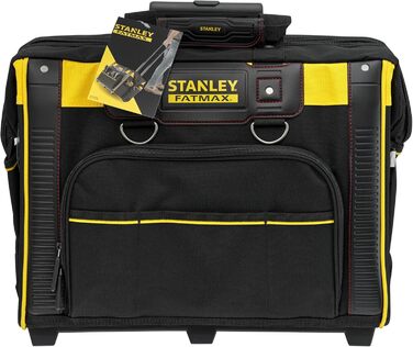 Кейс для інструментів Stanley FatMax (з колесами з плавним ходом, зносостійкий, великий отвір, телескопічна ручка, розміри 50 x 36 x 41 см) FMST1-80148 1 Nero/ Giallo