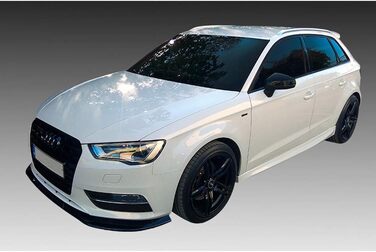 Кріплення переднього спойлера сумісне з Audi A3 (8V) Sportback/HB/Sedan/Convertible 2012-2016 (ABS)