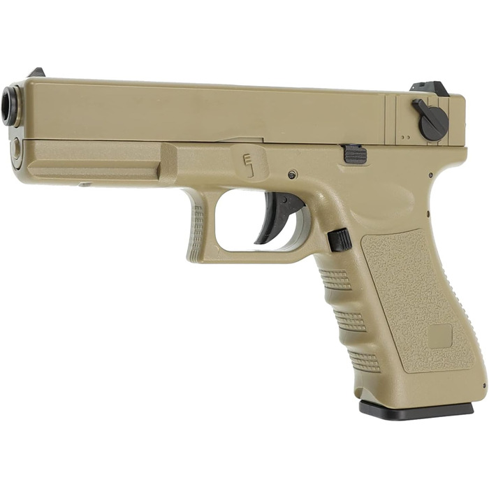 Дж кал. 6мм в комплекті з патчем OpTacs, 18 Softair Airsoft Pistol CM030 AEP TAN 0,5