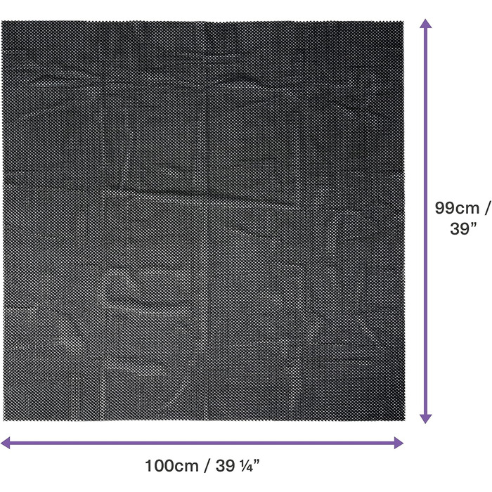 Універсальний протиковзкий килимок для автомобіля, багажника, кухні, домашнього господарства тощо, 99x91 см - за розміром - міцний і практичний