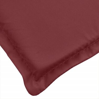 Подушка для шезлонга CIADAZ Melange Wine Red 200x60x4 см Тканина, Подушка для шезлонга, Подушка для шезлонга, Подушка для шезлонга, Подушка для лавки, Подушка для стільця для високих стільців, Подушки для шезлонгів - 4002518