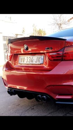 Задній спойлер зі справжнього вуглецевого волокна підходить для BMW 4 Series F82 M4 Coupe