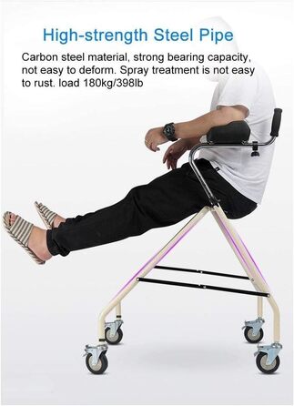 Колеса Armpit Support Pad Rollator, розбірний портативний ролик для середніх і високих людей, прикраса, 4