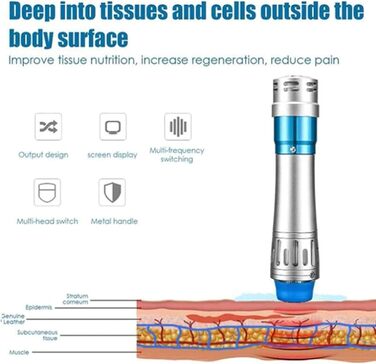 Професійний ударно-хвильовий апарат, пристрої для ударно-хвильової терапії еректильної дисфункції, пристрій для ударно-хвильової терапії, полегшення болю, масажу, корекції фігури та ED