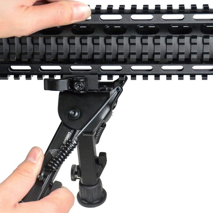 Сошки UTG Bipod Tactical Ops Super Duty, TL-BP98Q, чорний