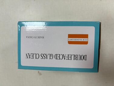 Бічна магнітна щітка для миття вікон SUQ Coppel, засіб для миття вікон, магнітний очищувач, двосторонній очищувач скла з мотузкою проти падіння, для склопакета висоток та автомобілів (СИНІЙ)