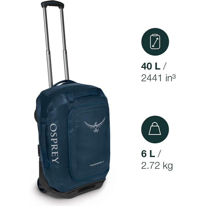 Дорослий рухомий транспортер 40 Duffle Bag одного розміру Venturi Blue