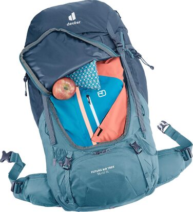 Жіночий трекінговий туристичний рюкзак deuter Futura Air Trek 55 10 SL 5510 L Marine-lake