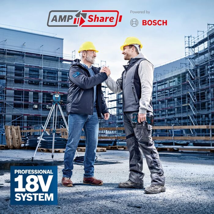 Акумуляторний перфоратор Bosch Professional 18V System GBH 18V-21 (макс. енергія удару 2 Дж, вкл. 2 акумуляторні батареї GBA 18V 4,0 Ач, швидкий зарядний пристрій GAL 18V-40, L-BOXX)