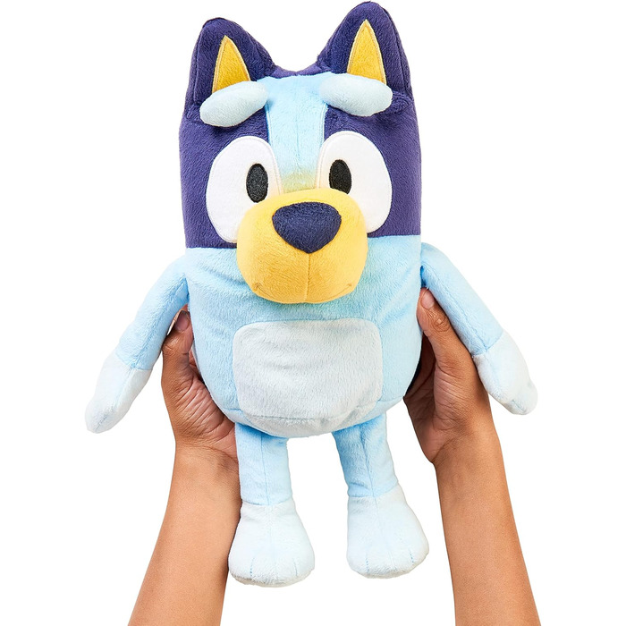 М'яка іграшка Bluey, що розмовляє, 33 см, інтерактивна, співає поруч з Bluey, 9 різних приказок