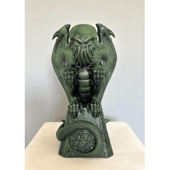 Статуетка Ктулху 27 см Cthulhu Rising Marble Sculpture Hp Lovecraft Bust Statue Cthulhu Idol