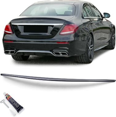 Спортивний задній спойлер Lip Black Gloss з ABE для Mercedes E W213 Limo від 16