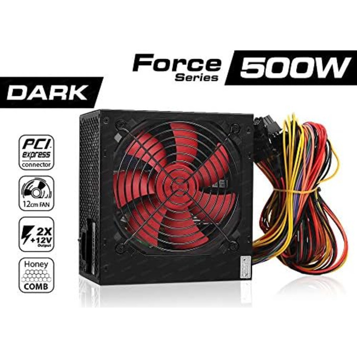 Блок живлення Dark 500 Вт Dark Force ATX (DKPS500S1)