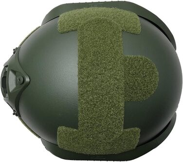 Шолом з бічною рейкою та кріпленням NVG OD, 2000 Style Softair Tactical Combat Army Military Airsoft Paintball