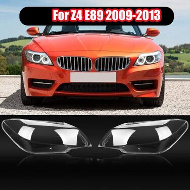 Для Z4 E89 2009 2010 2011 2012 2013 Права / Ліва сторона Автомобільна фара Чохол фари Прозорий абажур, 2 шт.