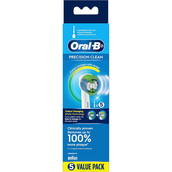 Щітки Braun Oral-B Precision Clean 5 шт. (для всіх обертових зубних щіток фірми Oral-B)