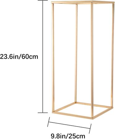 Золота весільна ваза-колона VINCIGANT, металева квіткова основа вази квіткова підставка ваза центральний елемент ваза для столів, золотий тримач для квітів для домашньої вечірки весільні прикраси, 60см висота набір з 5 60см 5 шт. золото