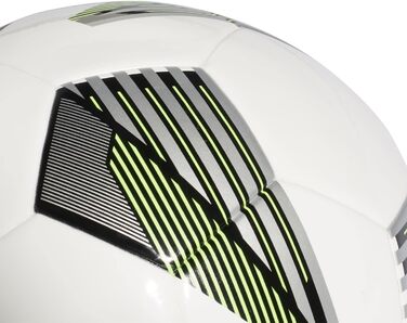 Екіпірування - Футбольні м'ячі Tiro Junior 290 грамів Lightball White / Black / Silver Met / Team Solar Green 5