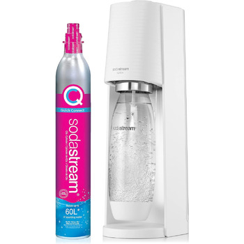 Виробник газованої води SodaStream Terra (білий) з пляшкою CO2 та DWS