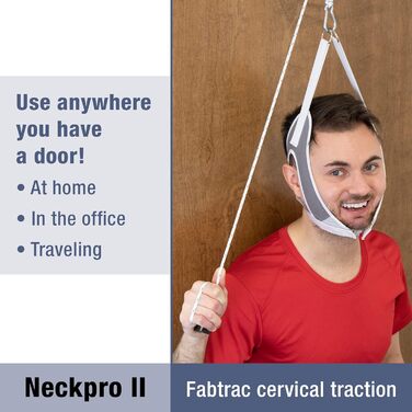 Шийний поворотний тяговий пристрій NeckPro для дверей з дверним кронштейном