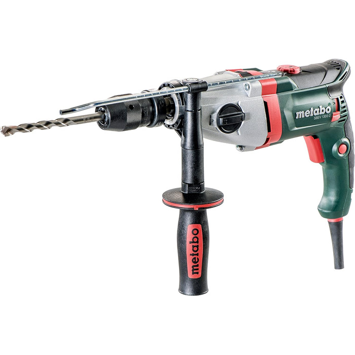 Ударний дриль-шуруповерт Metabo SBEV 1300-2 - 600785500 - З постійною частотою обертання під навантаженням для універсального свердління - довжина кабелю 4 м